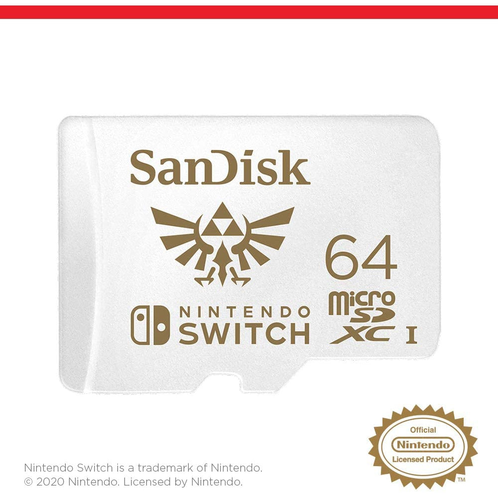 SanDisk microSDXC UHS-I card for Nintendo 64GB - Nintendo licensed Product