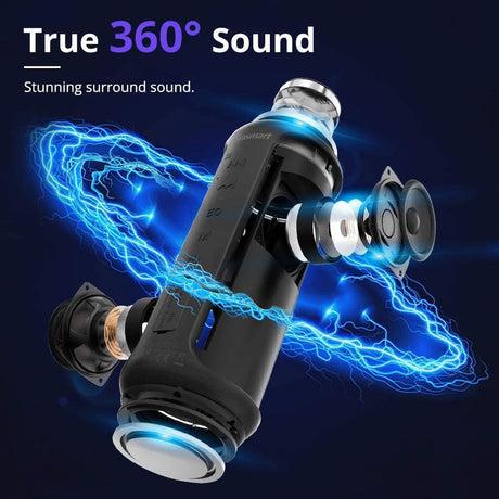Tronsmart T6 Plus (Upgraded Edition) 40W Portable Outdoor Wireless Speaker With Tri-Bass Effects