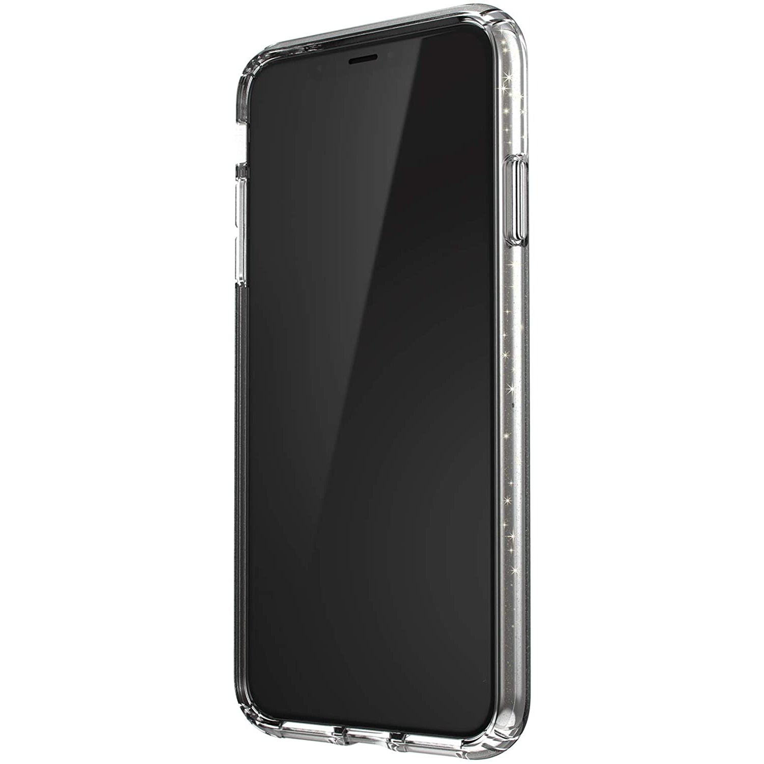 Speck Presidio Clear & Glitter Case for iPhone XS Max - Clear/Gold Glitter