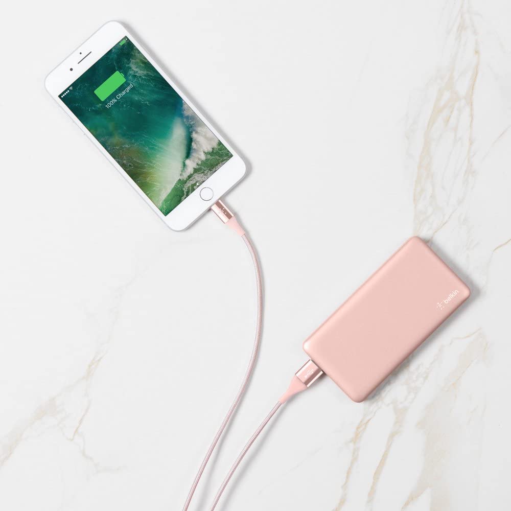 Belkins Pocket Power 5K Power Bank - Rose Gold