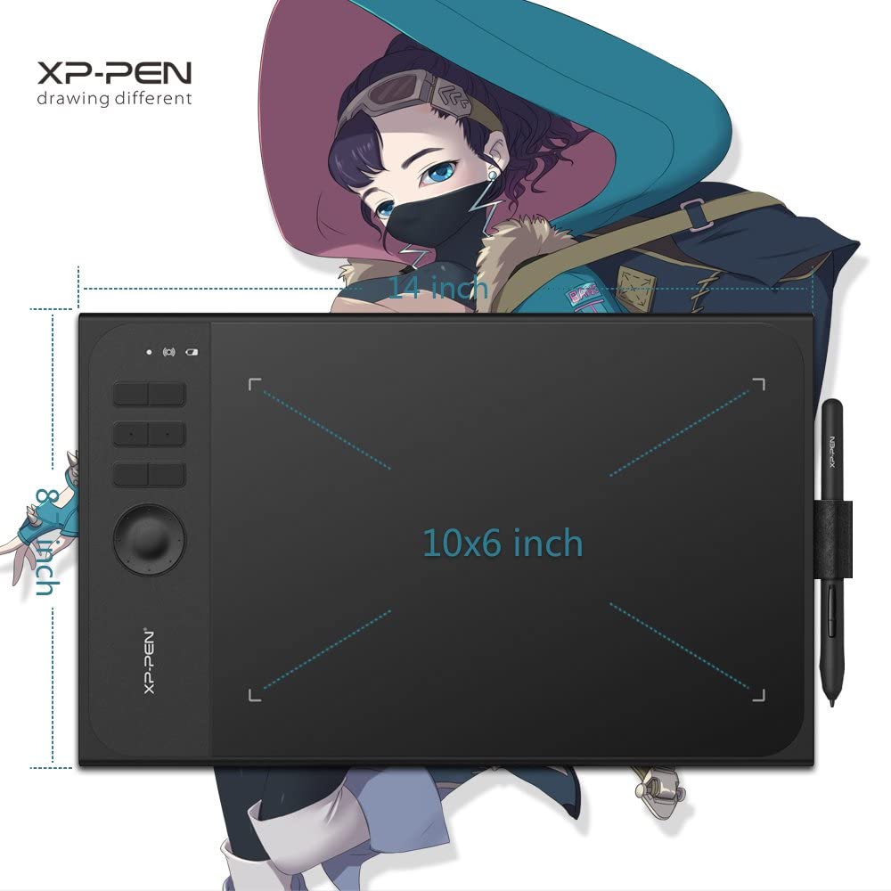 XP-Pen Star 06C 10x6 inch Large Digital Drawing Tablet