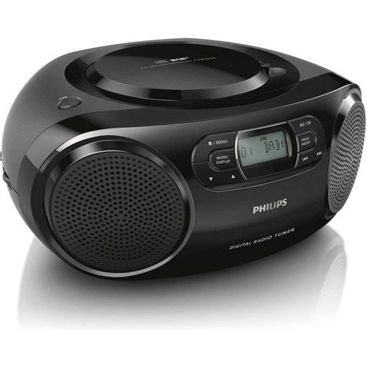 Philips CD Player AZB500/12 DAB + Radio - Black - 2020/2021 Model