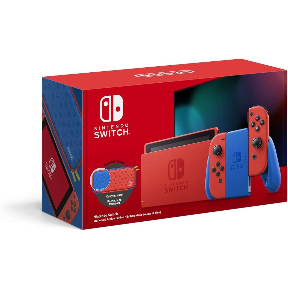 Nintendo Switch Console 32GB - Mario Red & Blue Edition - Refurbished Excellent