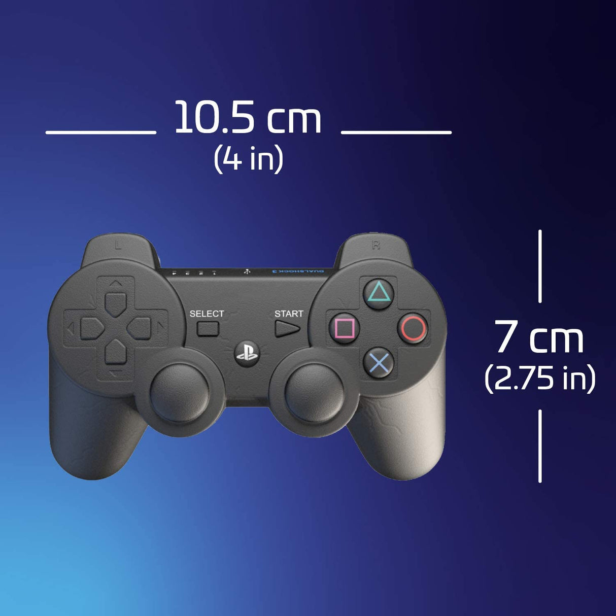 Paladone PlayStation 3 Controller Foam Toy/Stress Relief - Black