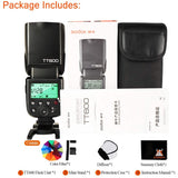GODOX TT600 Flash Speedlight GN60 2.4G Wireless Camera Speedlite for Canon Nikon Pentax Fujifilm Olympus Camera - Black