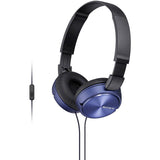 Sony MDR-ZX310AP Foldable Wired Headphones with Smartphone Mic and Control