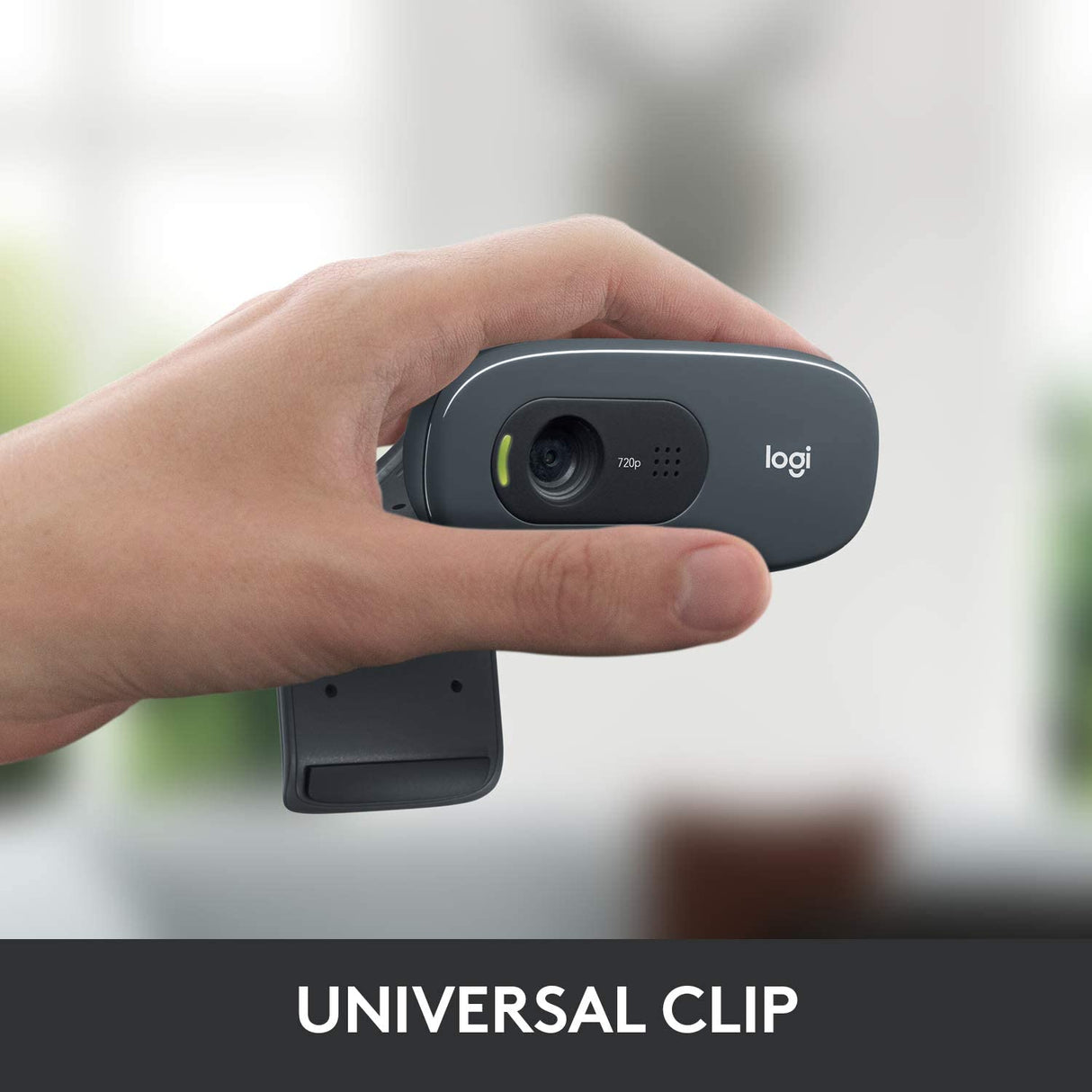 Logitech C270 HD Webcam - Black
