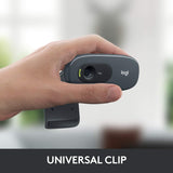 Logitech C270 HD Webcam - Black