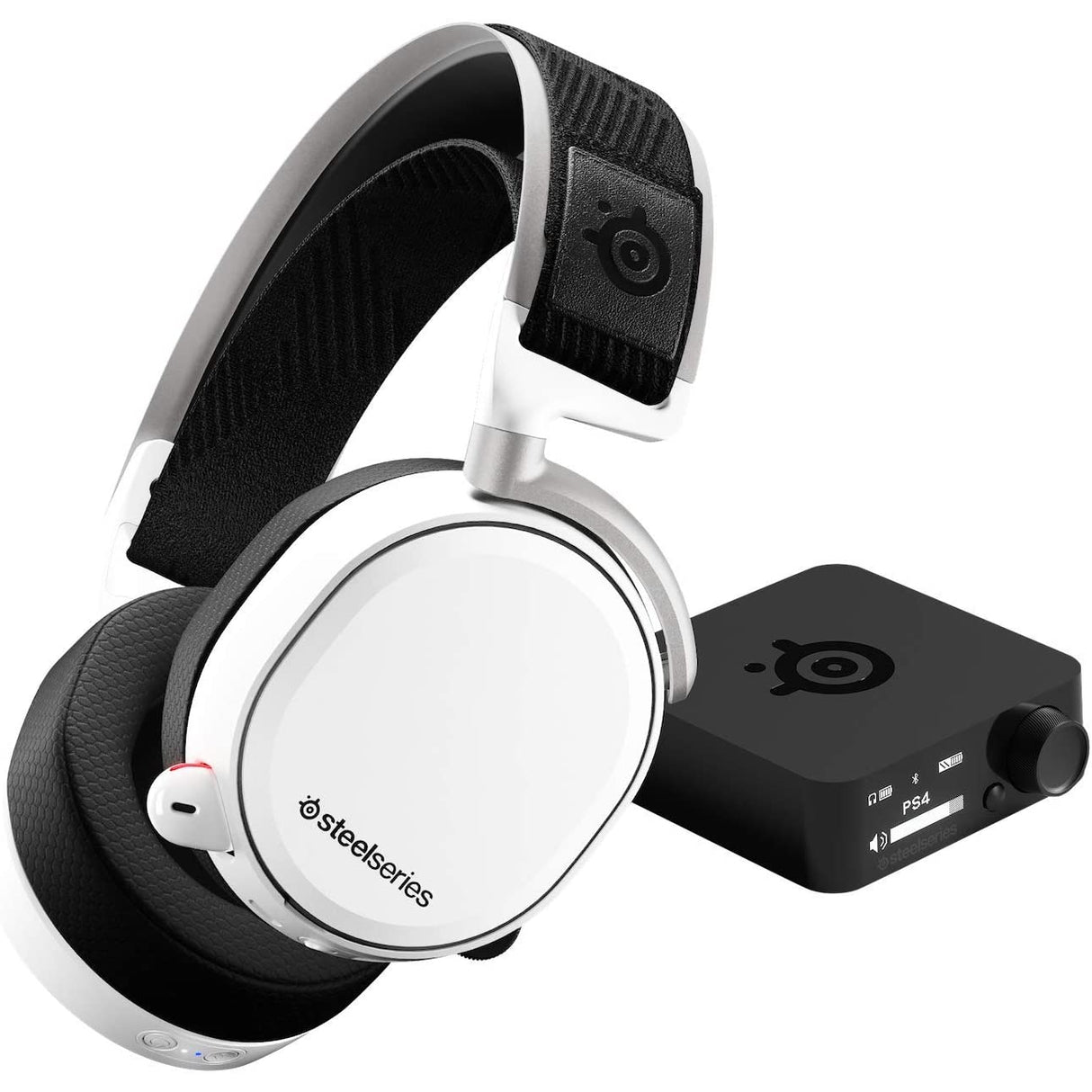 SteelSeries Arctis Pro Wireless PS5, PS4 & PC Headset, Black / White