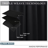 Pony Dance Curtains Black/Cream/Brown