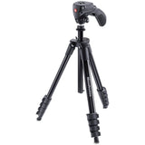 Manfrotto Compact Action Aluminium Tripod with Hybrid Head MKCOMPACTACN-BK