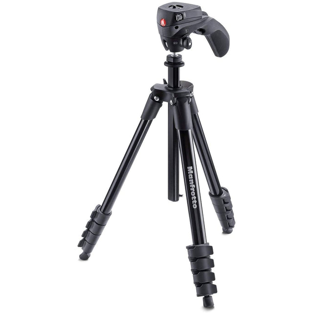 Manfrotto Compact Action Aluminium Tripod with Hybrid Head MKCOMPACTACN-BK