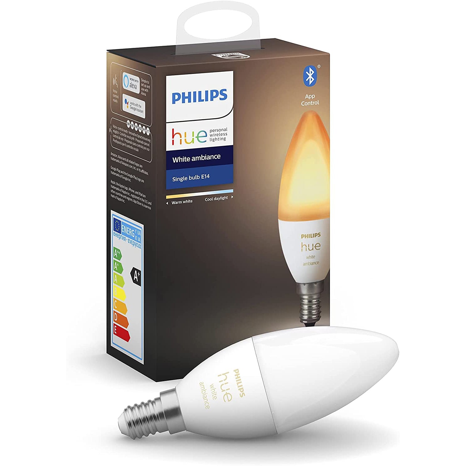 Philips Hue White Ambiance Single Bulb E14