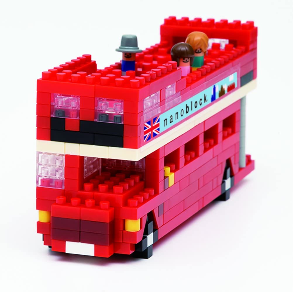 Nanoblock London Tour Bus NBH 080 - Multi-Colour