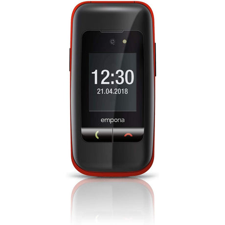 Emporia One Flip Phone 2G 2.4" - Black/Red - Refurbished Excellent