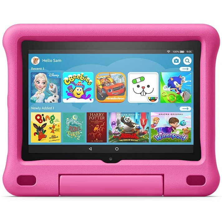 Amazon Fire HD 8 Tablet, 32GB Kids Edition, 8-Inch - Black/Pink