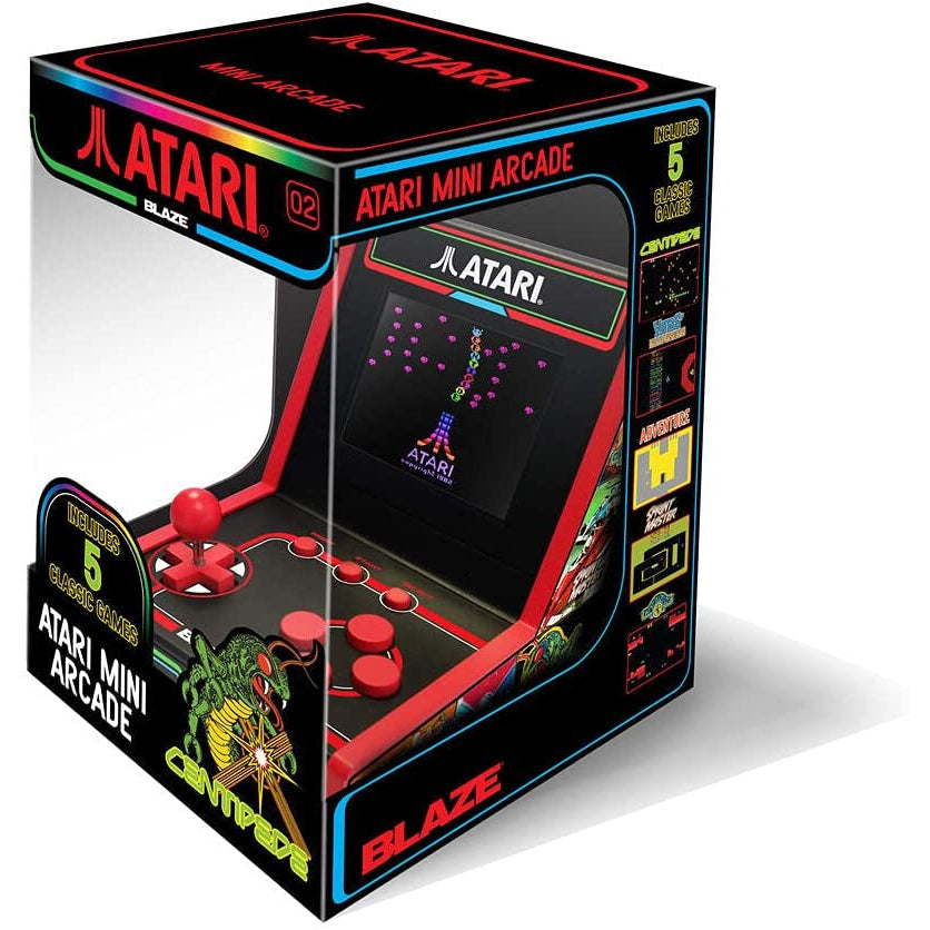 Atari Mini Arcade - 5 Games - Centipede Blaze - New