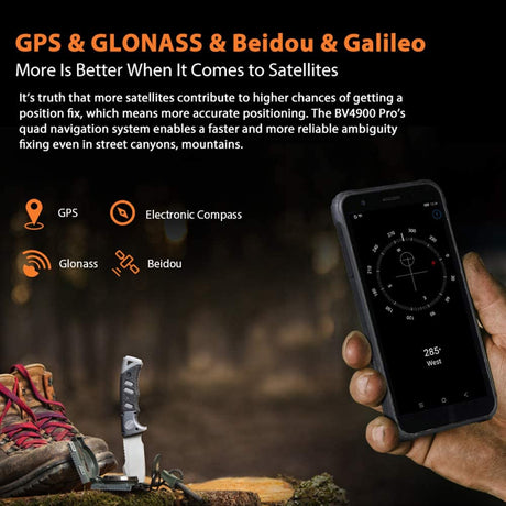 Blackview BV4900 Pro Rugged Android 4GB Ram 64GB Waterproof Smart Phone, Black