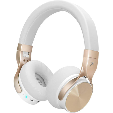 Riwbox BN5 Bluetooth Wireless Headphones - White / Gold