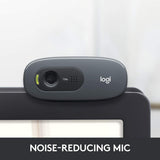 Logitech C270 HD Webcam - Black