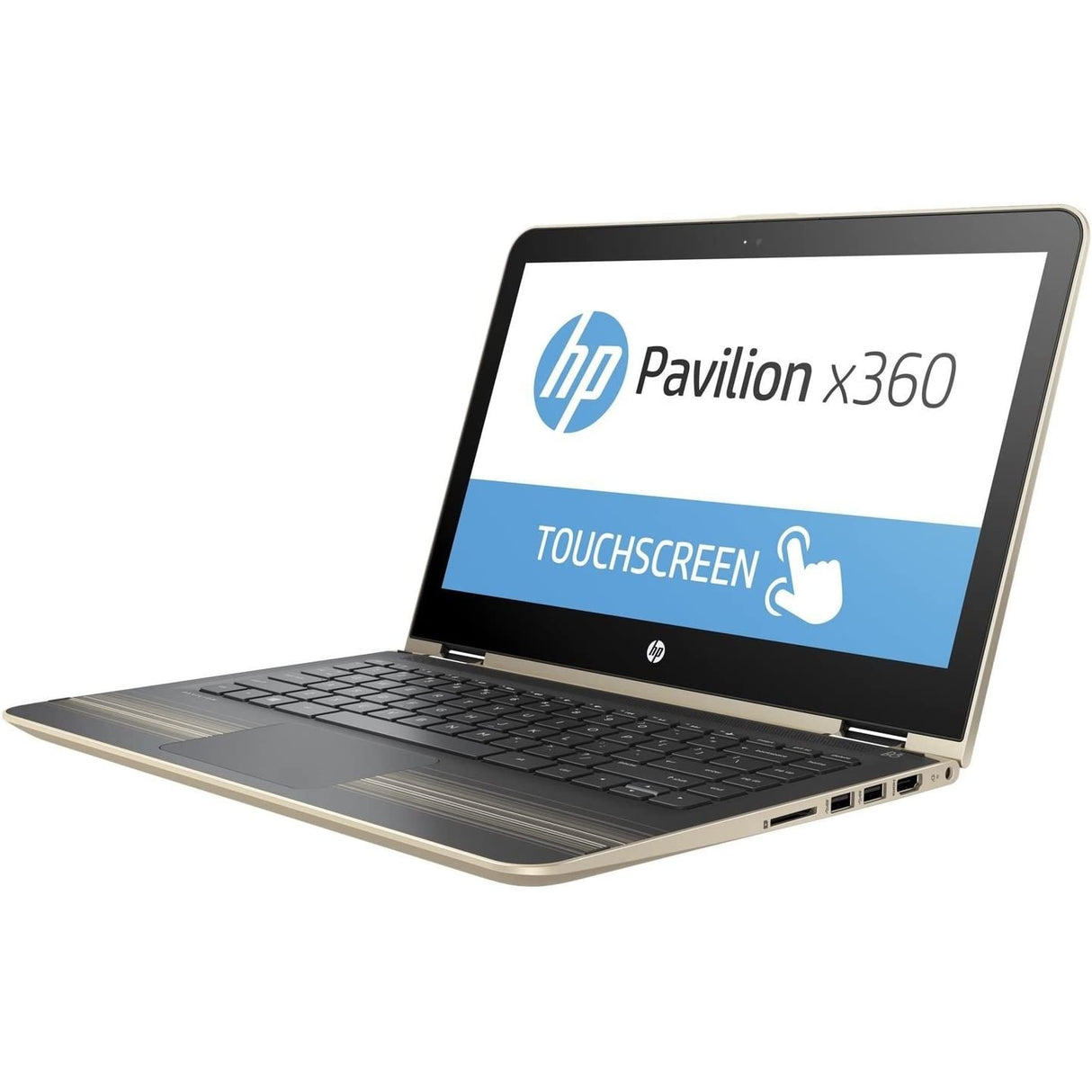 HP Pavilion x360 13-u163sa Gold 13.3in Laptop Intel Core i5-7200U, 8GB RAM, 128GB SSD, Windows 10 - Z3C93EA#ABU