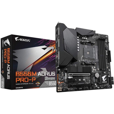 Gigabyte AMD B550M Aorus Pro-P Micro-ATX Motherboard