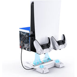 NexiGo Cooling Fans Vertical Stand for PS5 - White