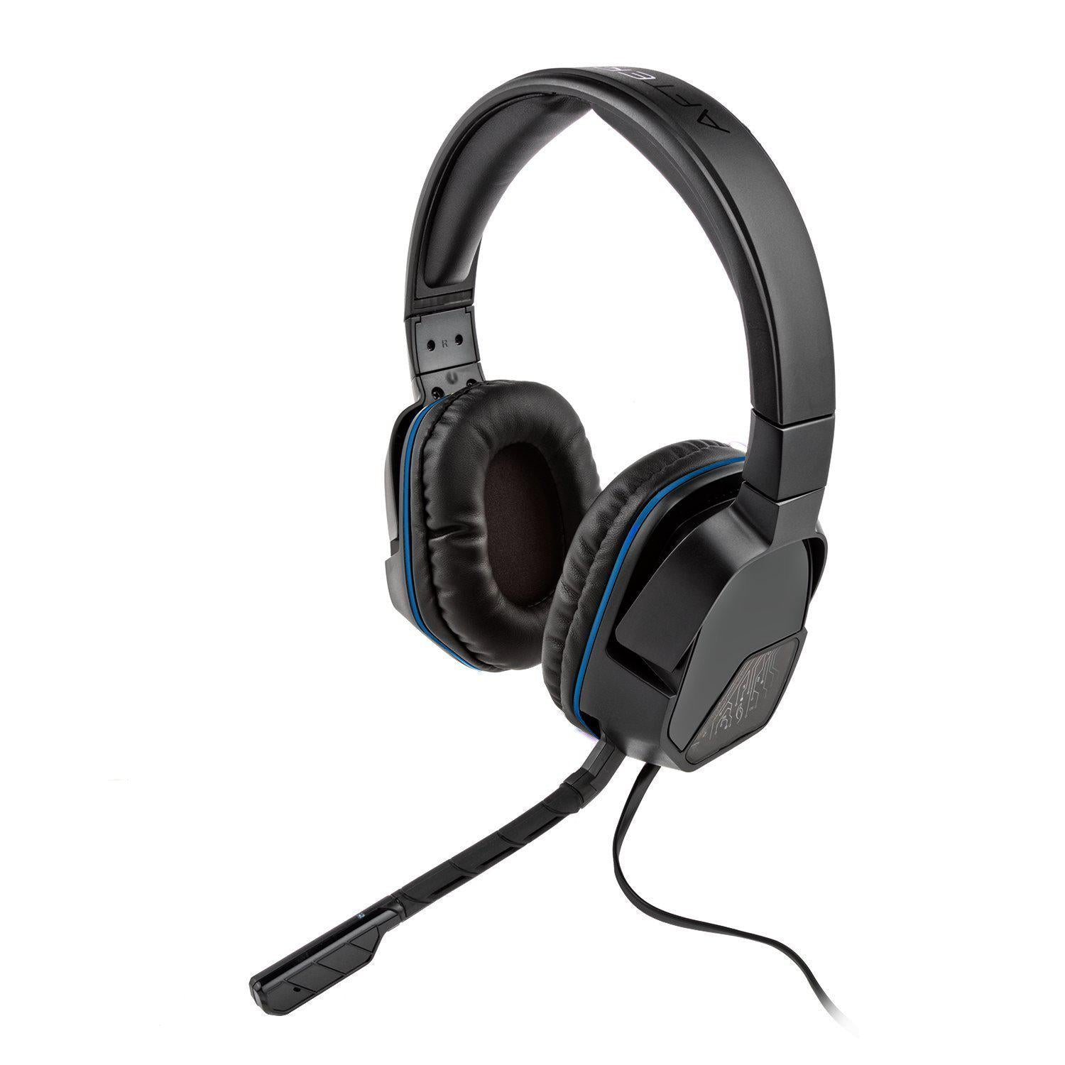 Afterglow LVL 3 Stereo Headset for PlayStation 4, Black and Blue