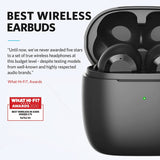 EarFun Air Noise Cancelling, Wireless Charging, Bluetooth 5.0 Earbuds, USB-C Quick Charge, Deep Bass, 35H Playtime, IPX7 Waterproof