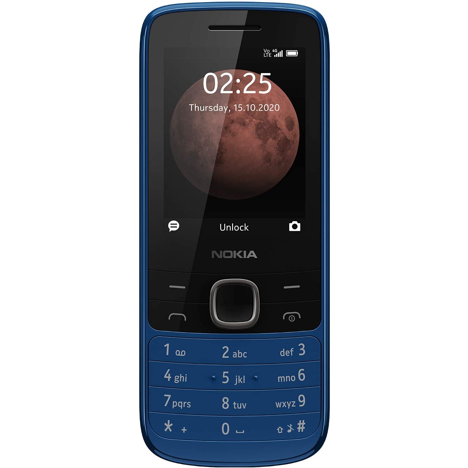Nokia 225 4G 2.4-Inch UK SIM-Free Feature Phone - Blue - Refurbished Pristine