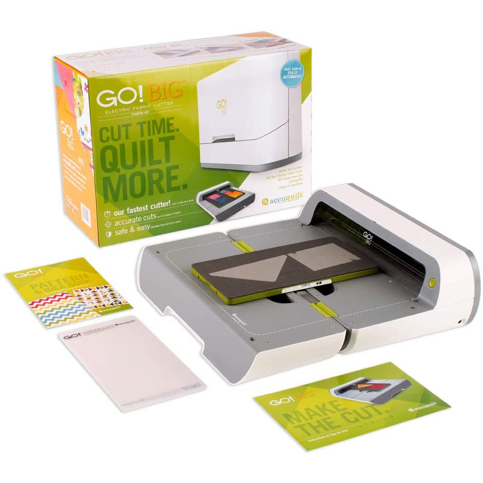 AccuQuilt GO! Big Electric Fabric Cutter Starter Set