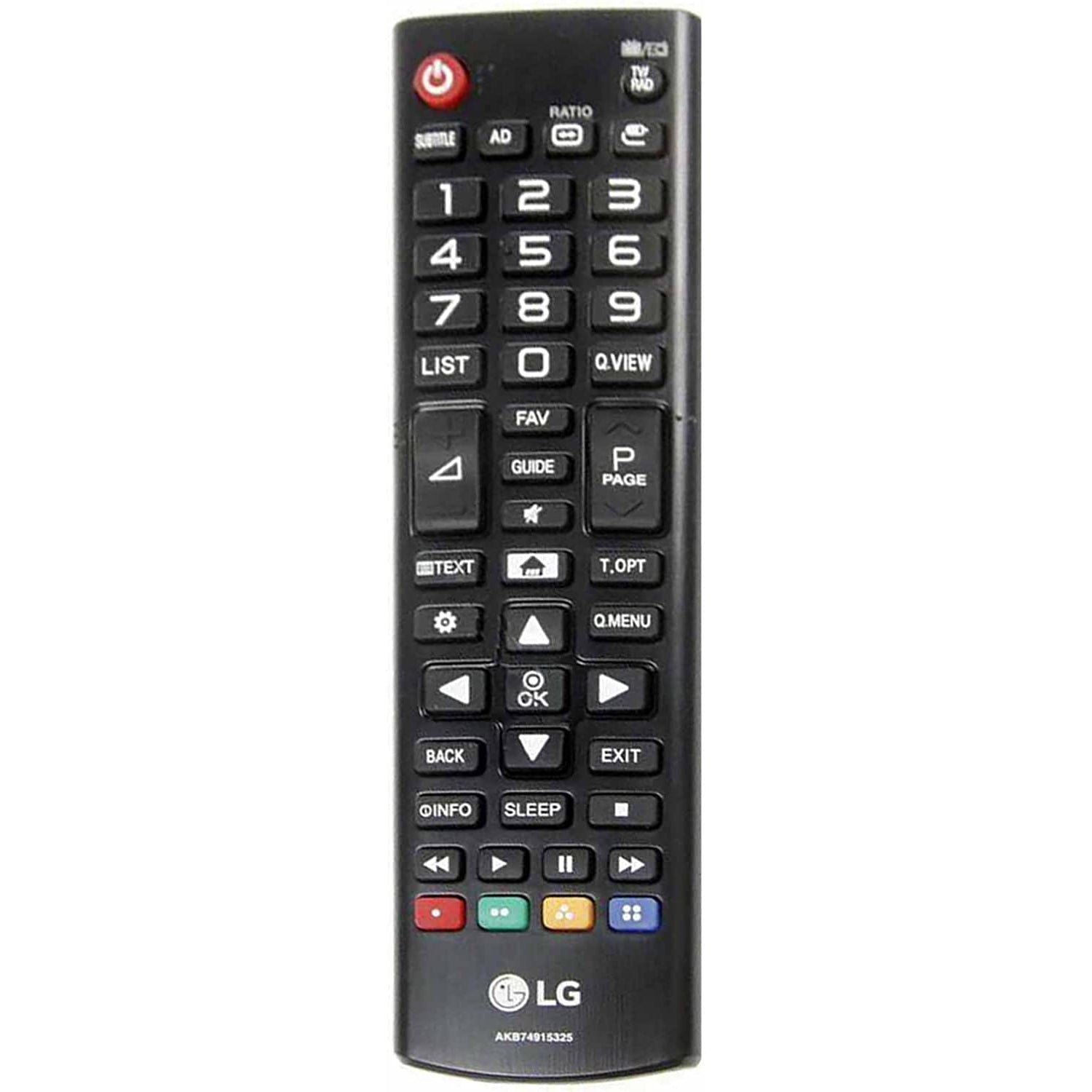 LG AKB74915325 Television Remote Control for 4K 8K OLED UHD HDR TVs