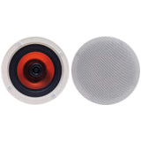 Herdio 6.5 Inches 300 Watts Round Bluetooth Ceiling Speakers 2 Way Flush Mount Stereo Sound