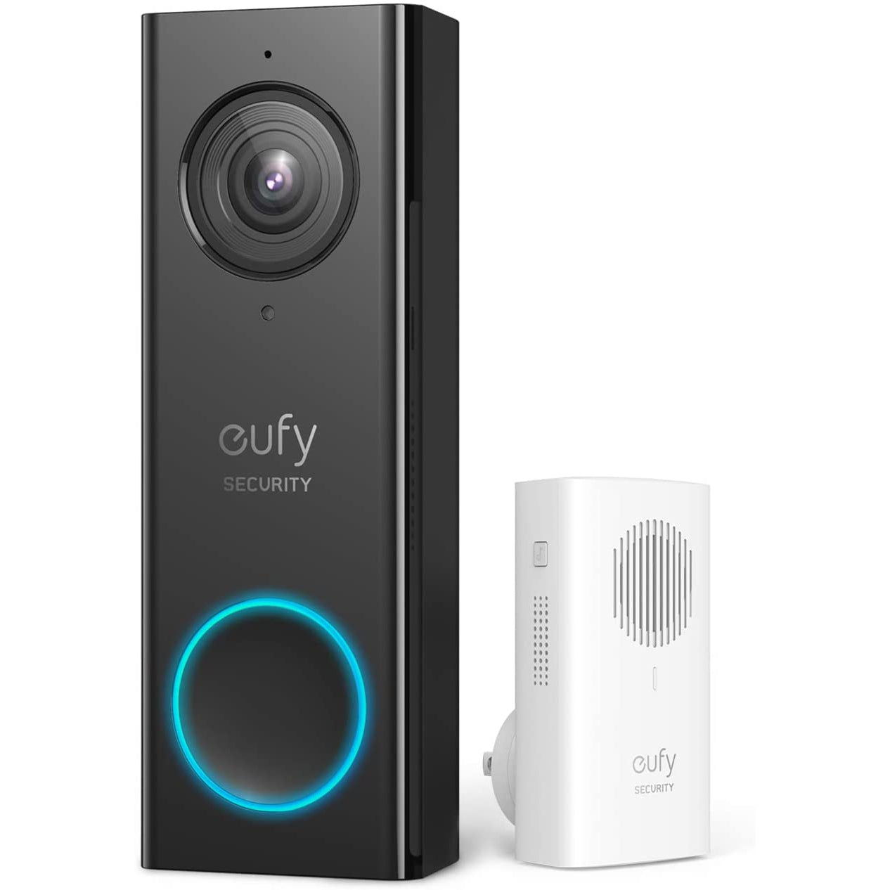 Eufy Security Wi-Fi Video Doorbell, 2K Resolution, Real-Time Response, Secure Local Storage, Free Wireless Chime, Wired