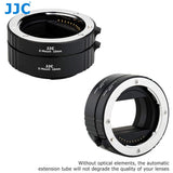 JJC Auto Focus (AF) Extension Tube with TTL Exposure for Close-up Image Photography for Sony E Mount Mirrorless Camera (10mm/16mm Set)
