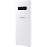 Samsung Galaxy S10+ Silicone Cover - Black / White