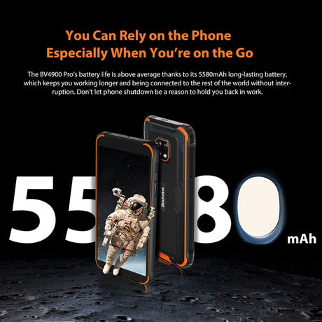 Blackview BV4900 Pro Rugged Android 4GB Ram 64GB Waterproof Smart Phone, Black