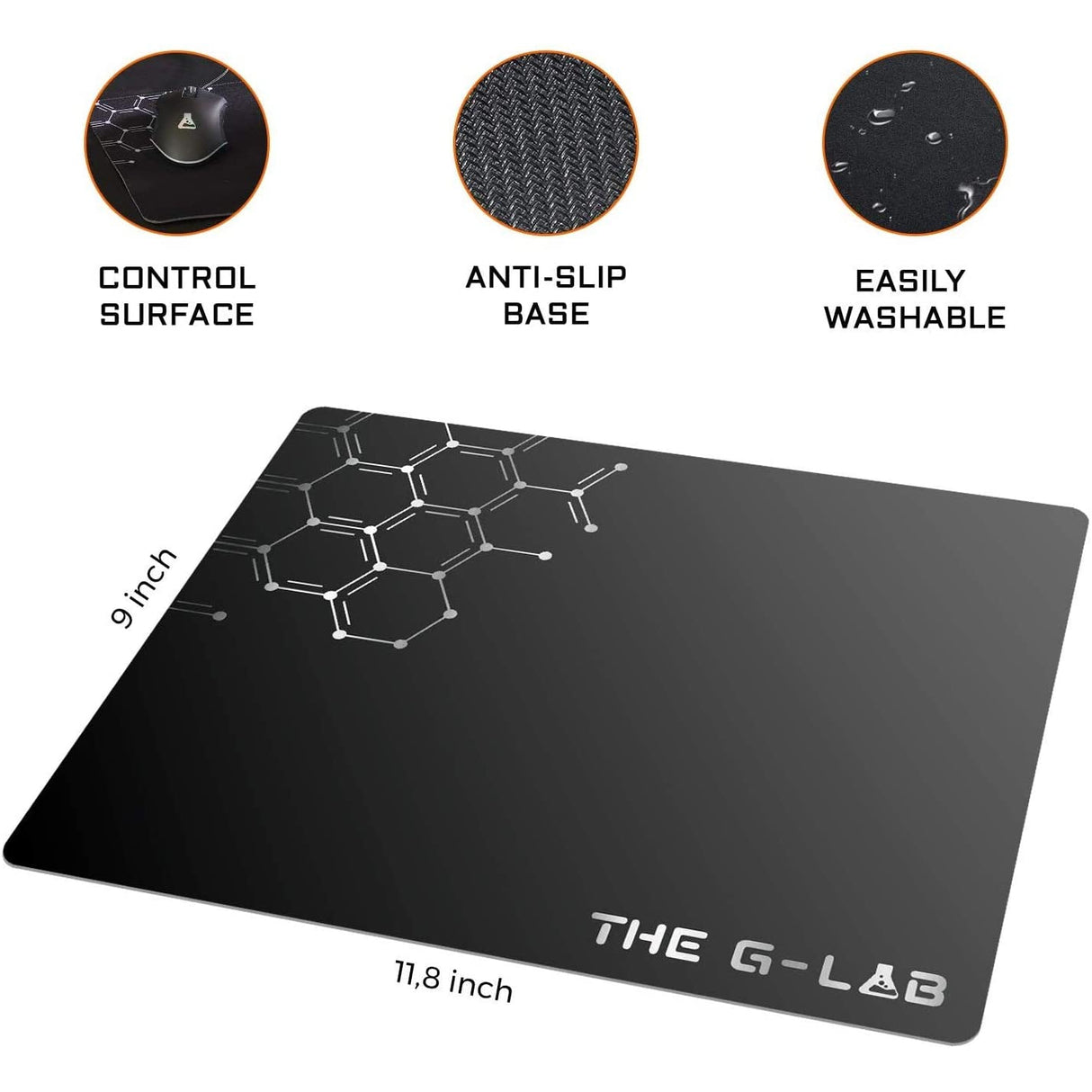 THE G-LAB Combo Selenium - 4-in-1 - Keyboard, Gaming Mouse, Headset, Mouse Pad - Excellent