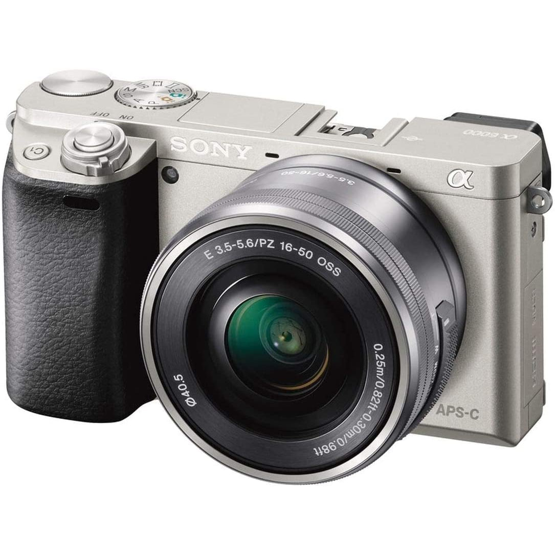 Sony A6000 Mirrorless Digital Camera with 16-50mm Lens - Silver