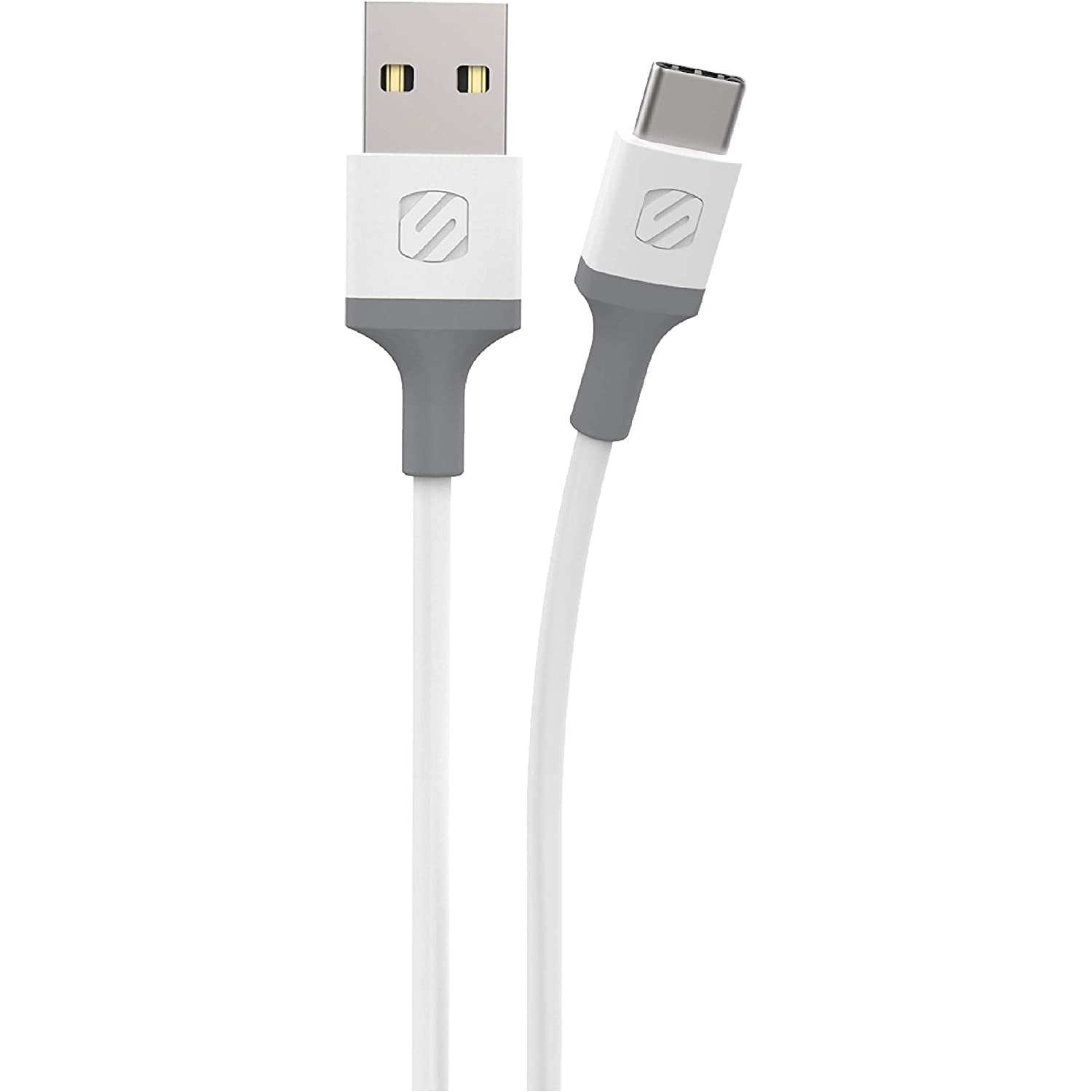 Scosche Strikeline USB-A to USB-C Sync Charging Cable - White