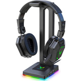 Blade Hawks RGB Gaming Headphone Stand with 3.5mm AUX and 2 USB Ports - HS18 (Only for PC)