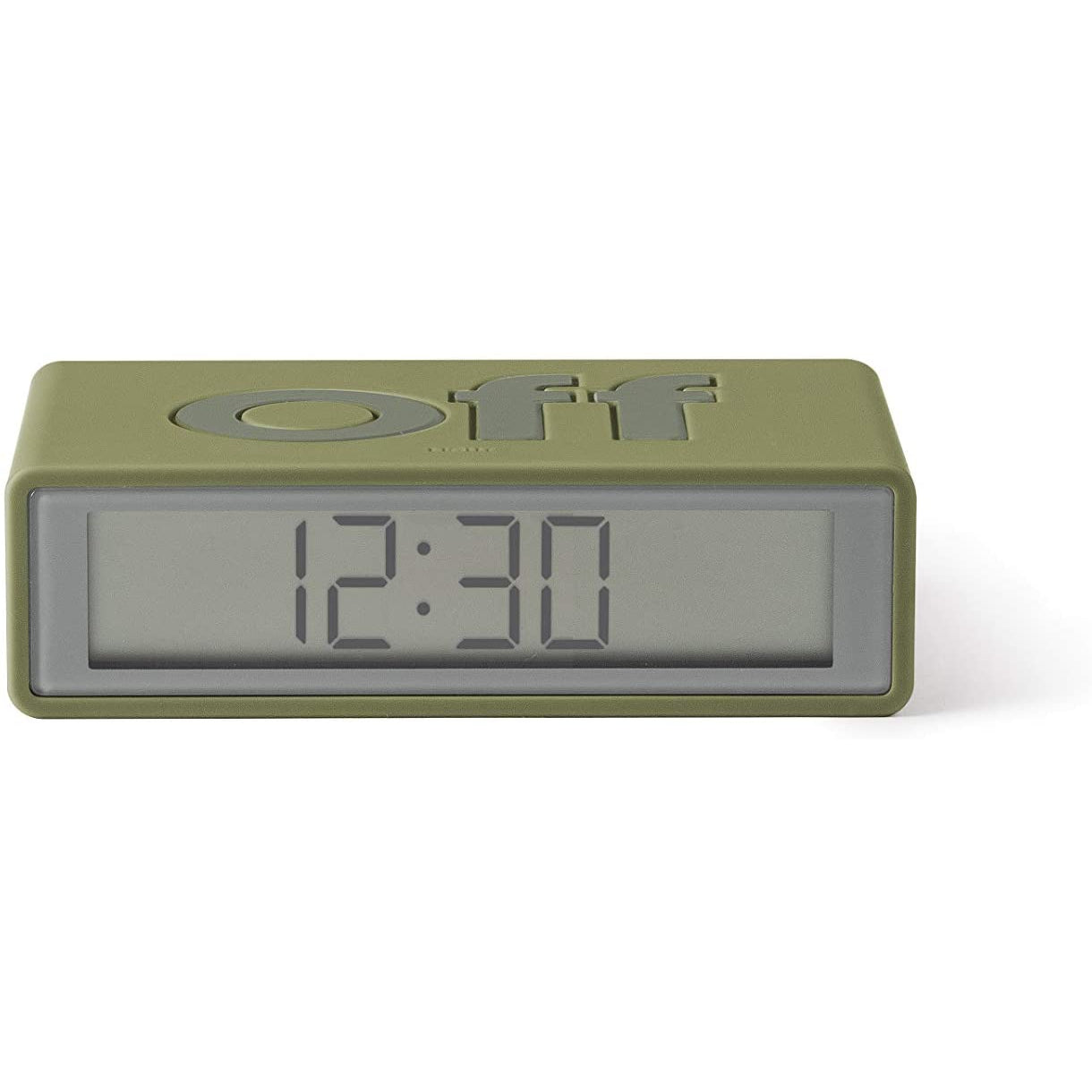 Lexon Flip Plus Travel Mini Reversible LCD Alarm Clock Radio Controlled Touch Sensor Light