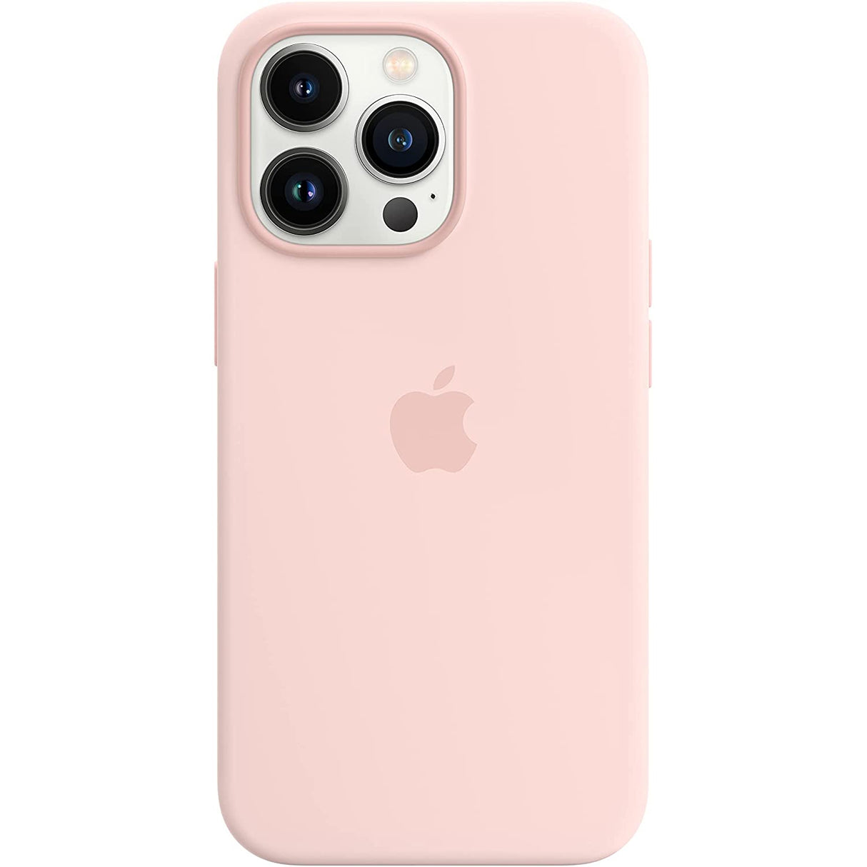 Apple Silicone Case with MagSafe for iPhone 12/12 Pro - Chalk Pink