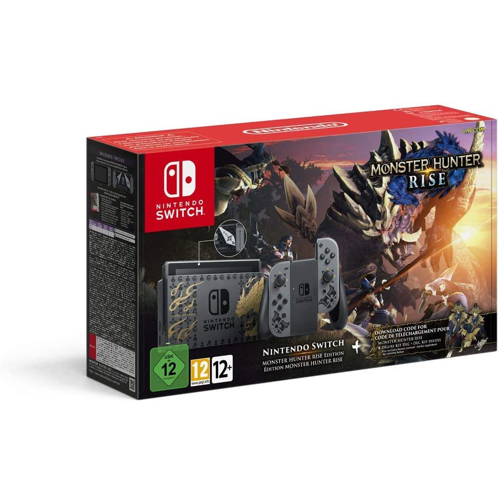 Nintendo Switch Games Console - Monster Hunter Rise Edition