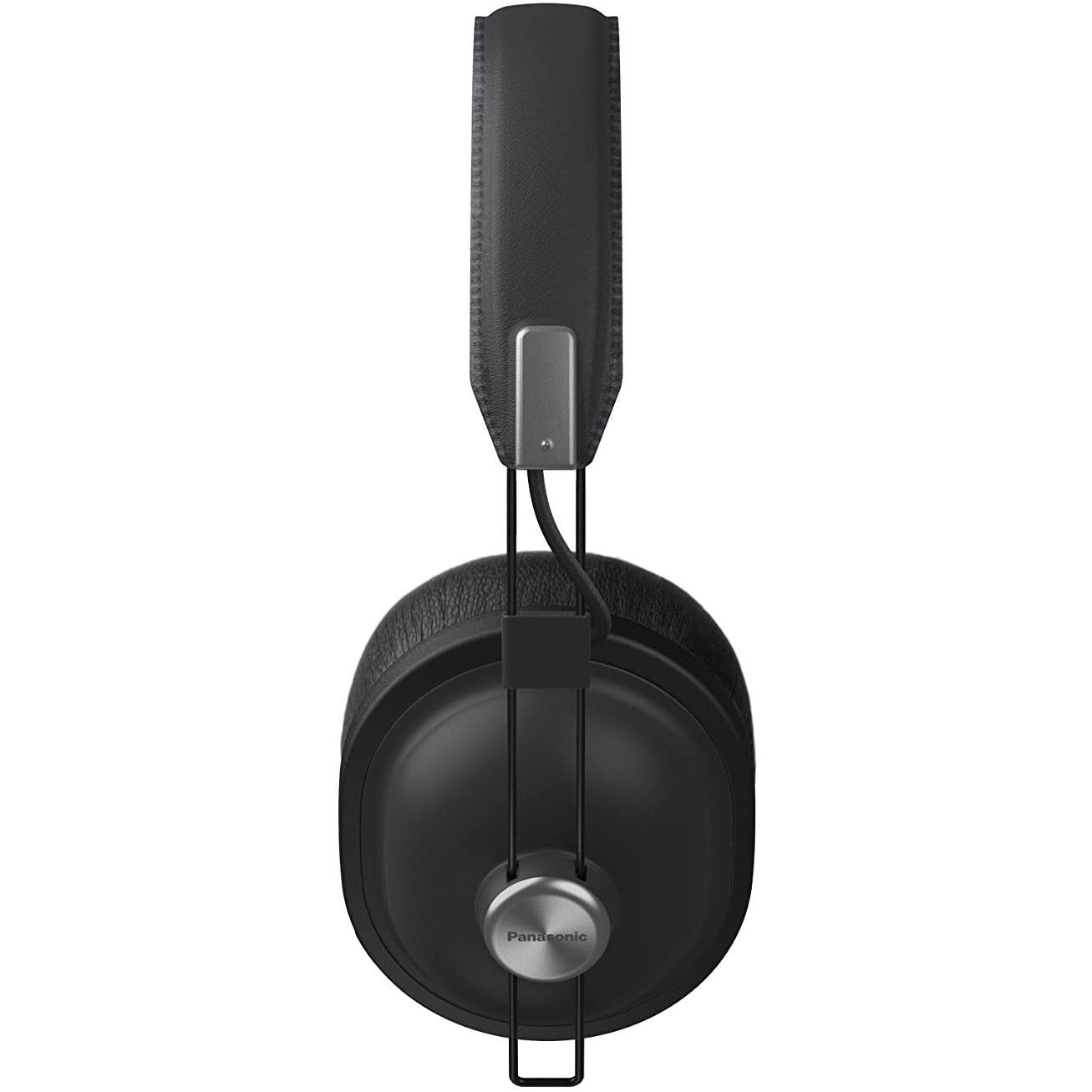 Panasonic RP-HTX80BE-K Wireless Bluetooth Headphones, Comfortable Overhead Retro Style with Microphone