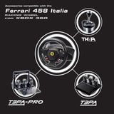 Thrustmaster Ferrari 458 Italia Racing Steering Wheel with Pedals For XBOX 360 - Black - Refurbished Pristine
