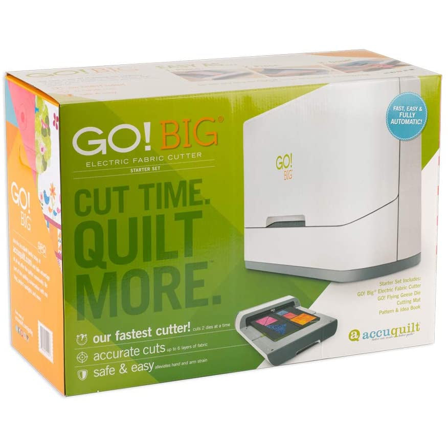AccuQuilt GO! Big Electric Fabric Cutter Starter Set
