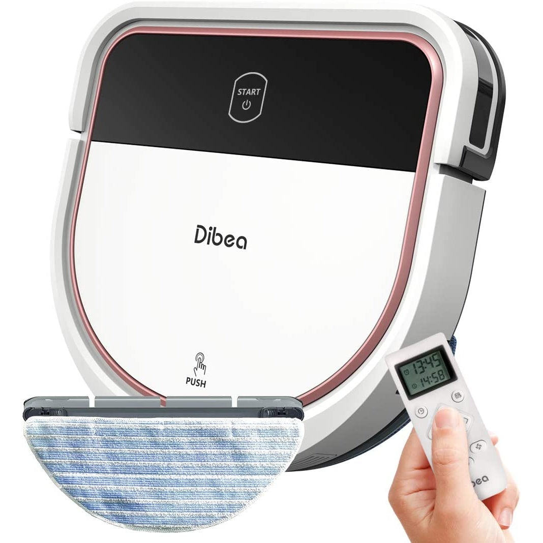 Dibea D500 Robotic Vacuum Cleaner - White - Refurbished Excellent