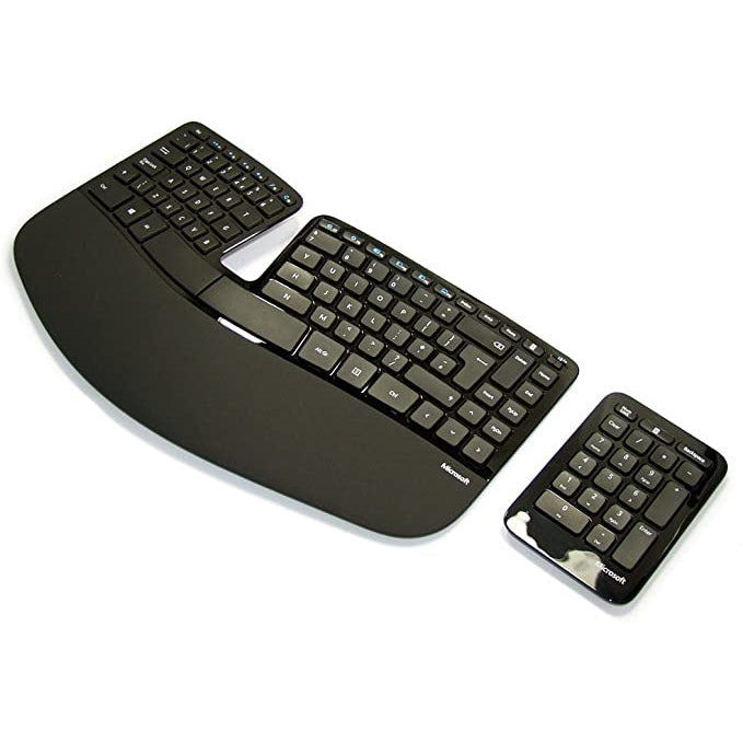 Microsoft Curved Keyboard L5V00006 Black