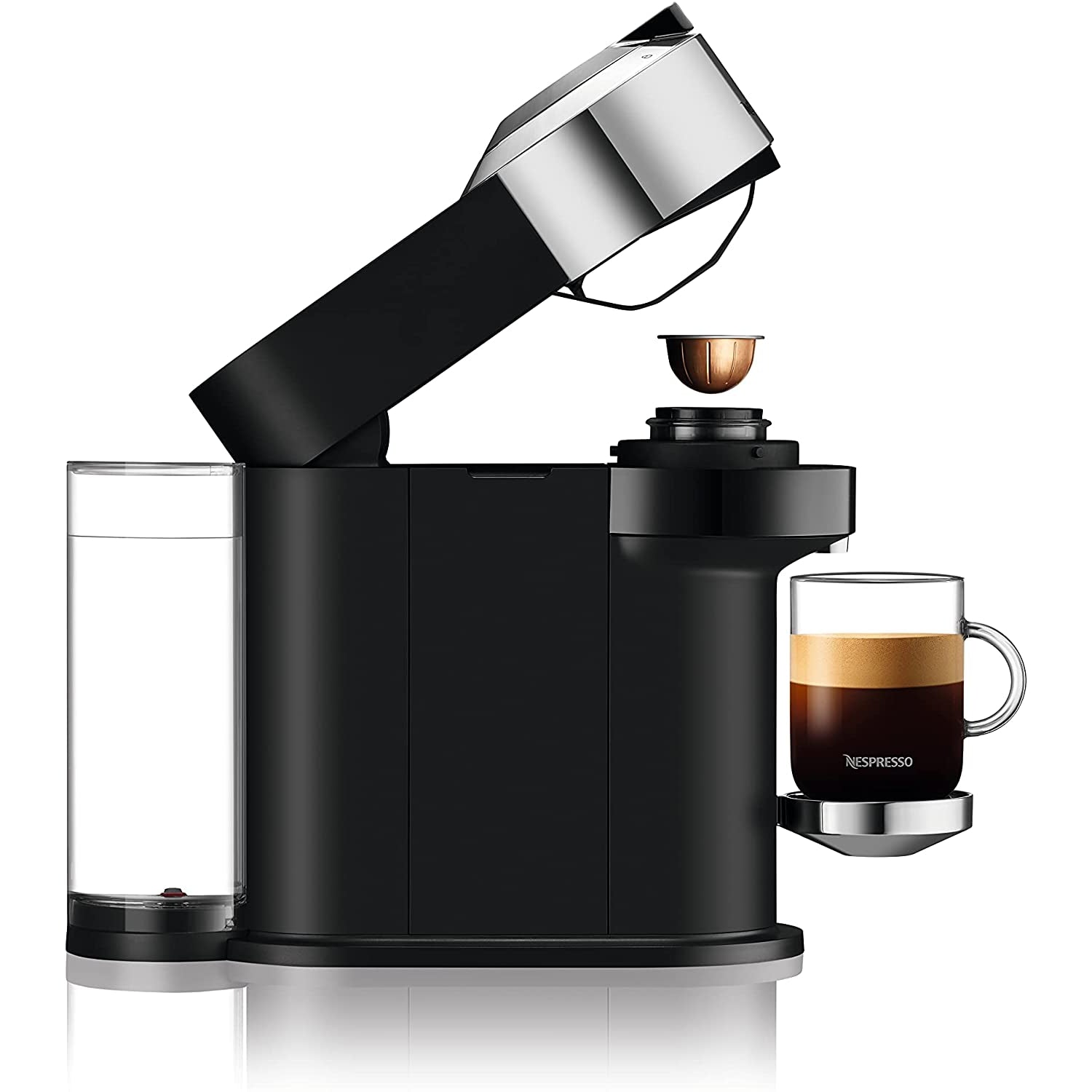 Nespresso Vertuo Next Coffee Machine by Magimix - Pure Chrome - Refurbished Pristine